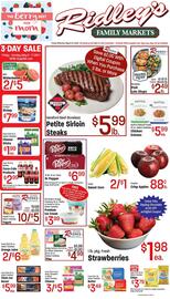 Ridley's Family Markets Weekly Ad week 19 Page 1