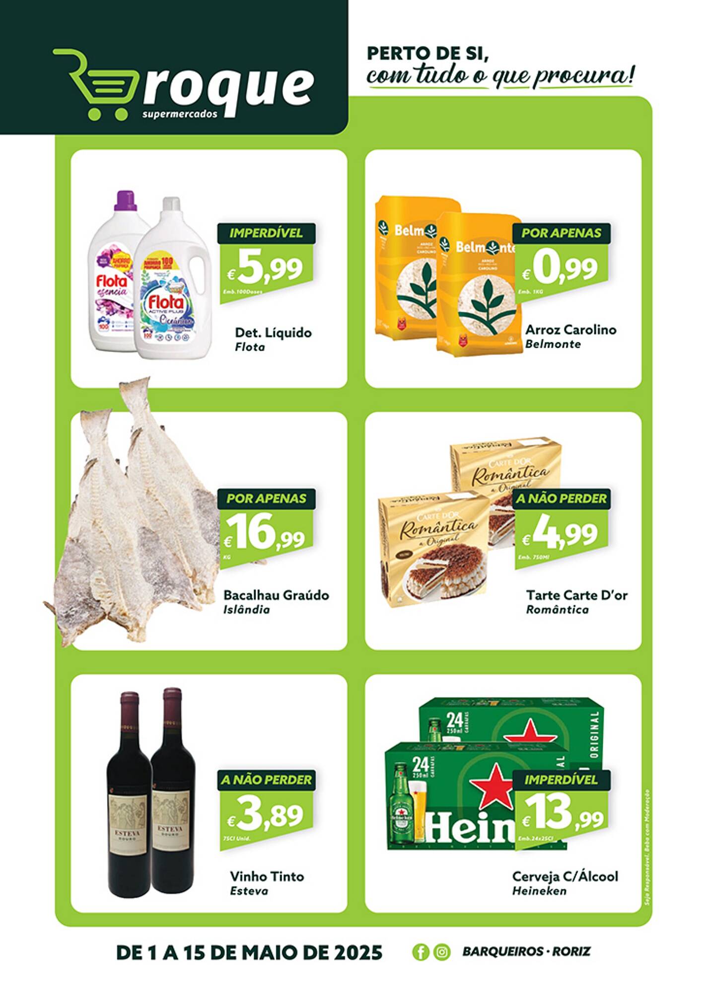 Folheto Roque Supermercados Página 1