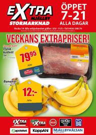 Extra Mjällby Stormarknad reklamblad vecka 19 Sida 1