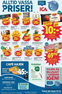 Ica Hajen Lagpris reklamblad (giltig till och med 11-05)