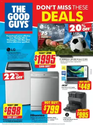 The Good Guys catalogue (valid until 14-05)