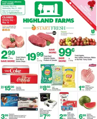 Highland Farms flyer (valid until 21-05)