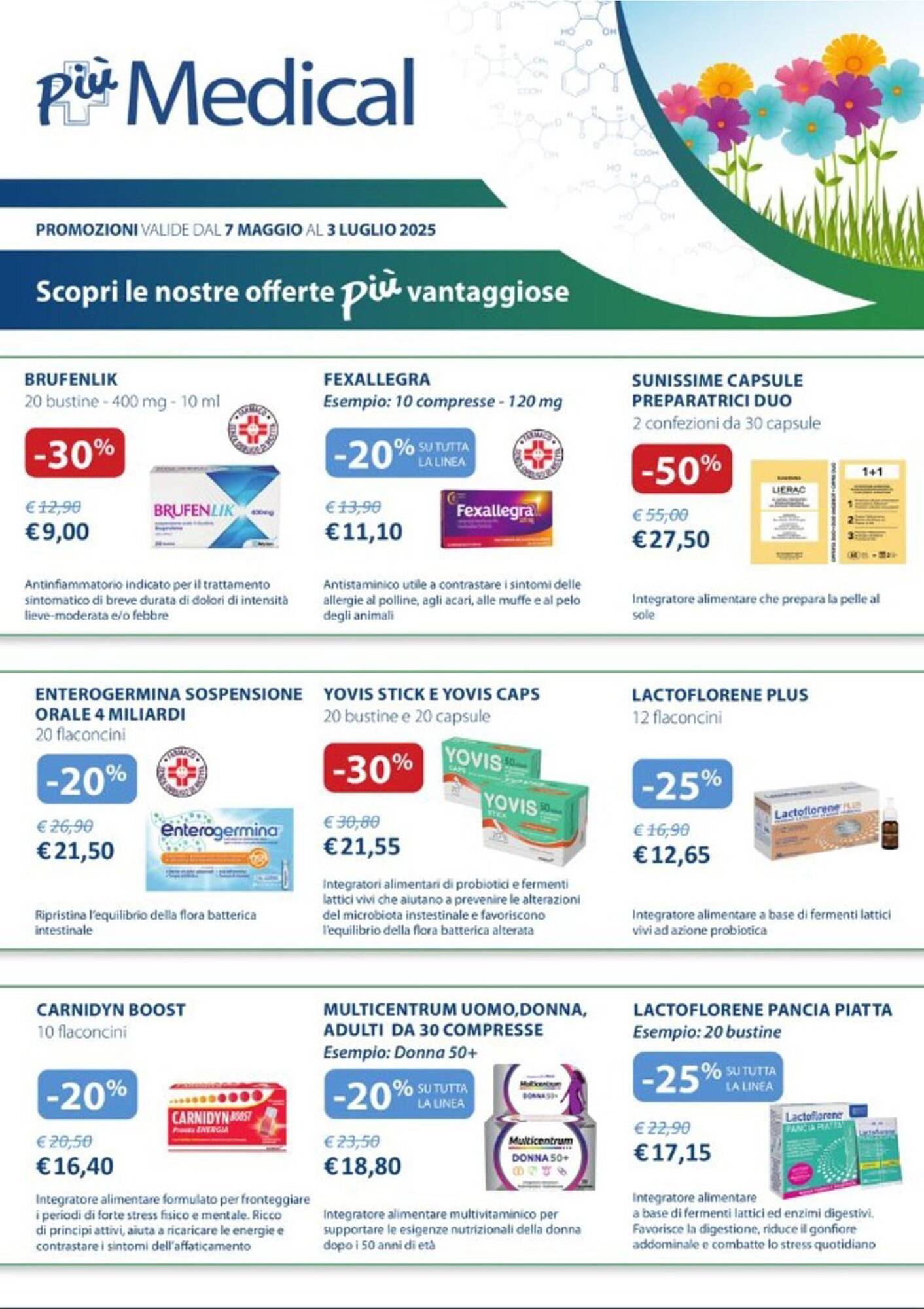 Volantino Parafarmacia Più Medical Pagina 1