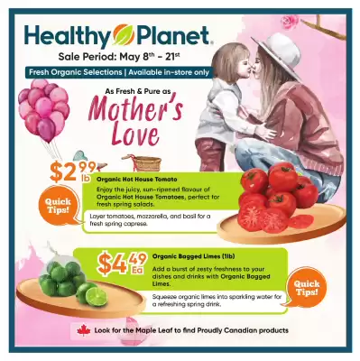 Healthy Planet flyer (valid until 14-05)