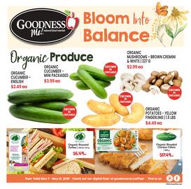 Goodness Me flyer week 19 Page 1