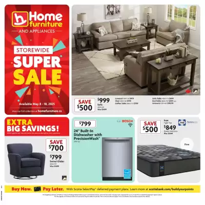 Home Furniture flyer (valid until 14-05)