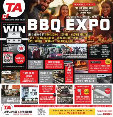 TA Appliances & Barbecues flyer (valid until 14-05)