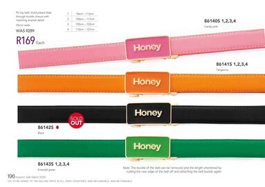 Honey Fashion Accessories catalogue Page 198