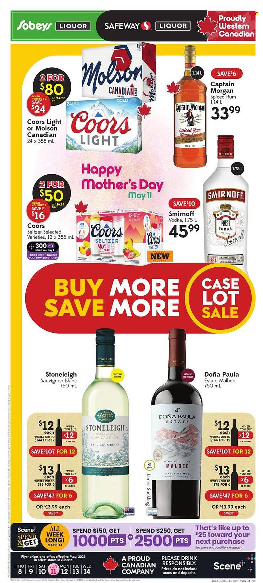 Sobeys Liquor flyer week 19 Page 1