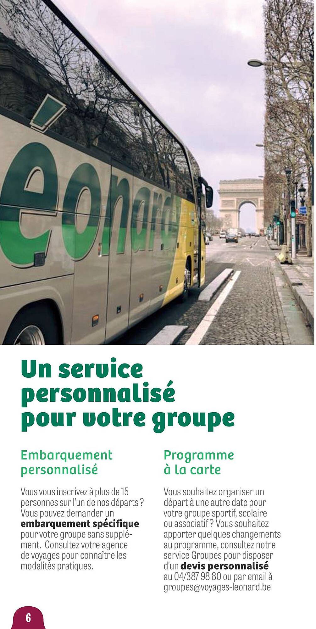 Voyages Leonard folder Pagina 6