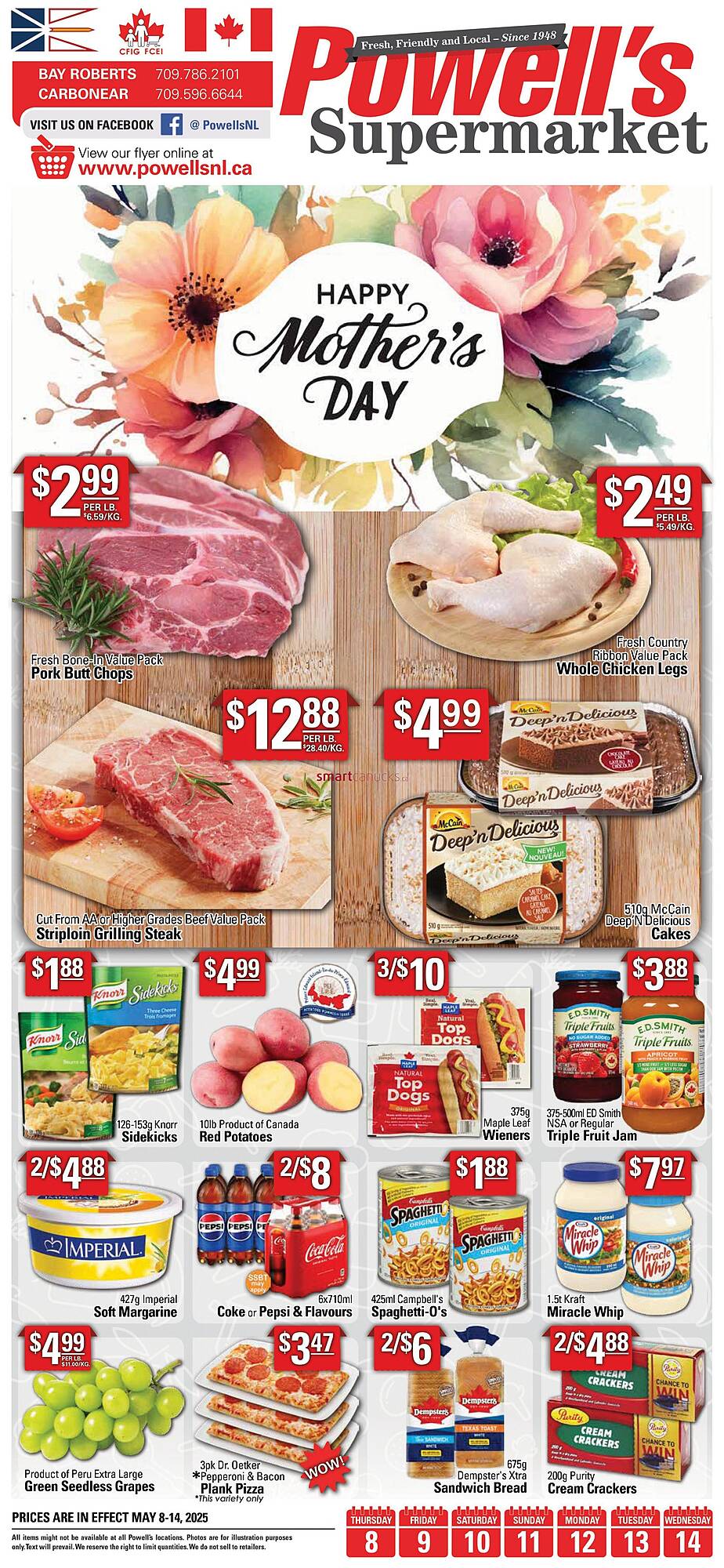 Powell's Supermarket flyer Page 1