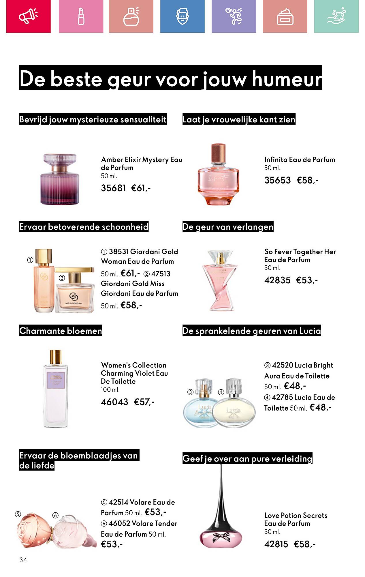Oriflame folder Pagina 34