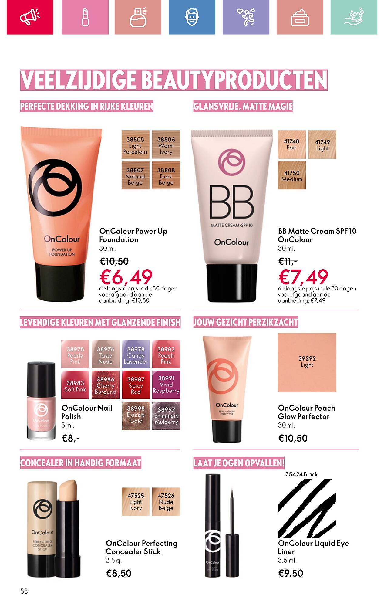 Oriflame folder Pagina 58
