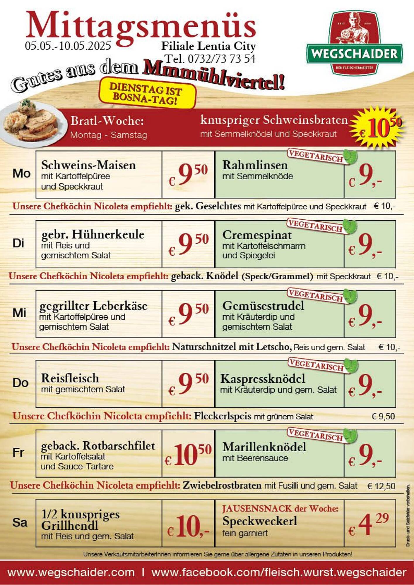 Wegschaider Flugblatt woche 19 Seite 8