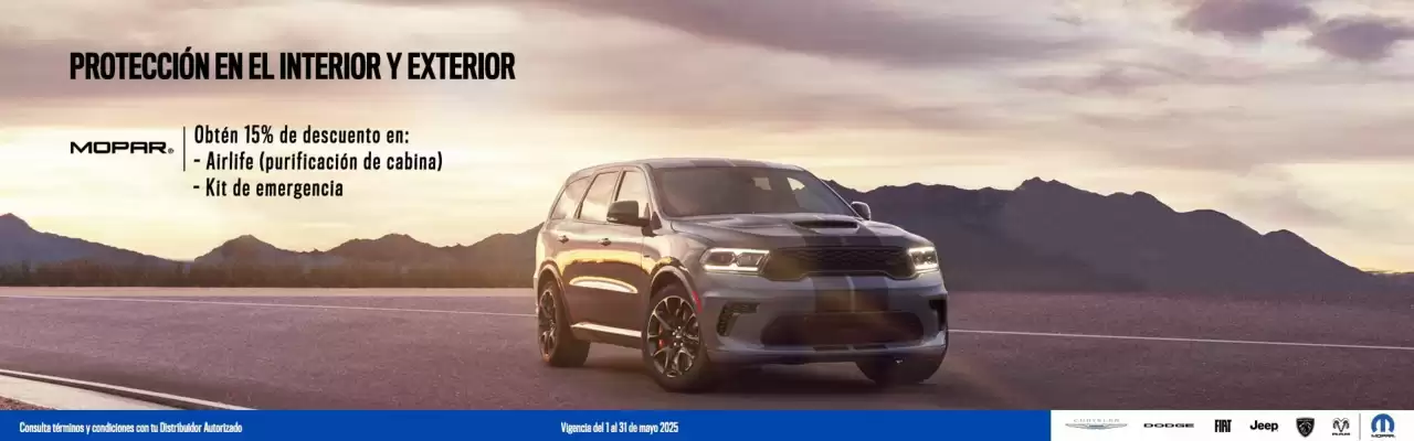 Catálogo Mopar (válido hasta 31-05)