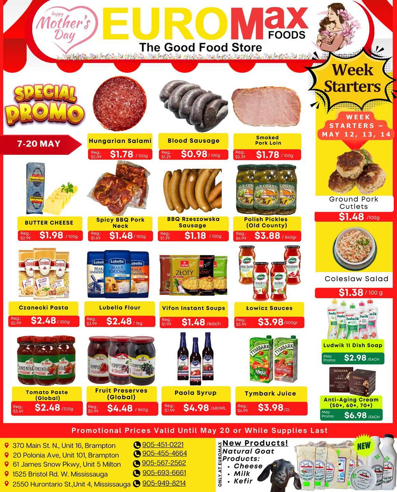 EuroMax Foods flyer week 19 Page 1