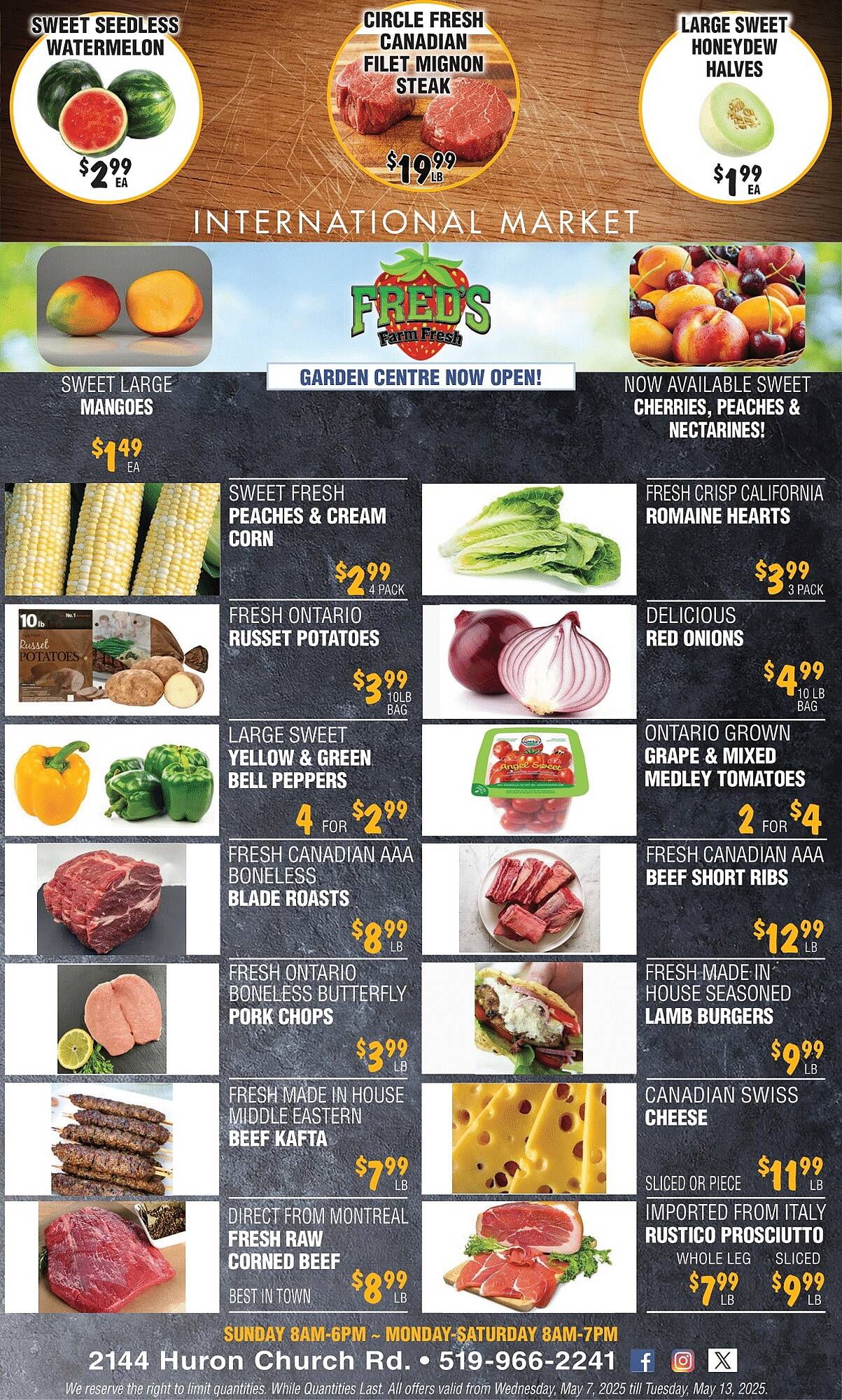 Fred's Farm Fresh flyer week 19 Page 1