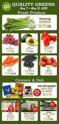 Quality Greens flyer (valid until 13-05)
