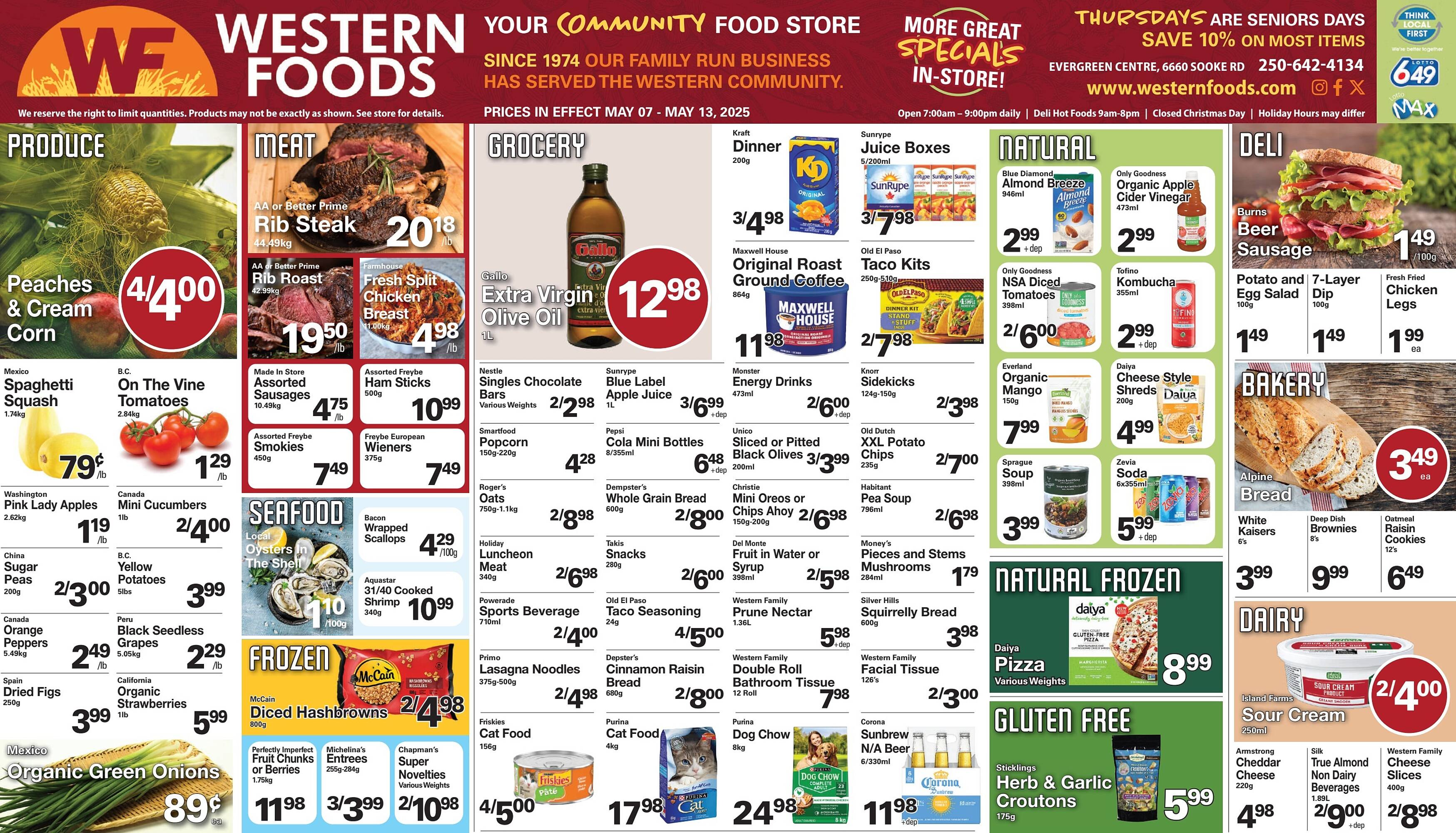 Western Foods flyer week 19 Page 1