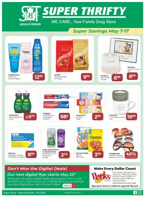 Super Thrifty flyer (valid until 13-05)
