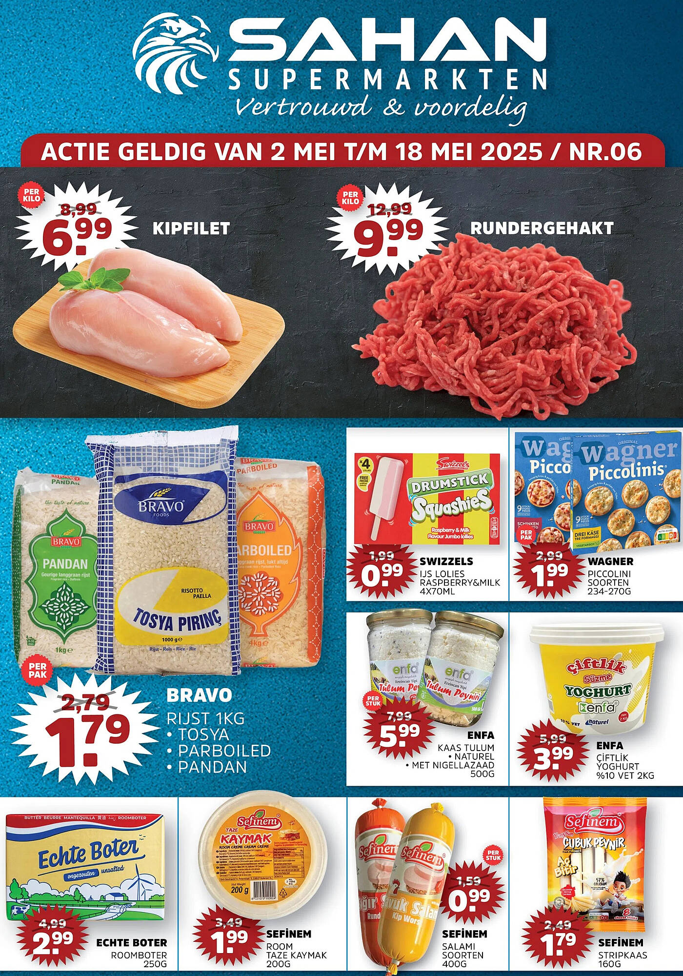 Sahan Supermarkten folder Pagina 1