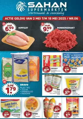 Sahan Supermarkten folder (geldig t/m 18-05)
