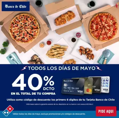 Catálogo Domino's Pizza (válido hasta 31-05)