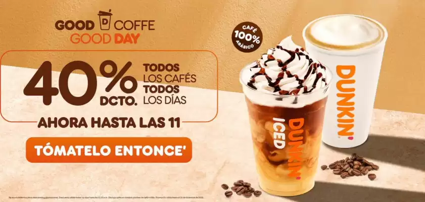 Catálogo Dunkin Donuts (válido hasta 31-12)