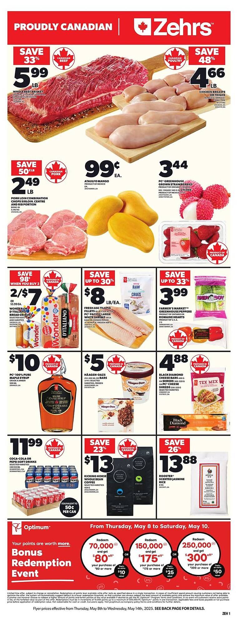 Zehrs Markets flyer week 19 Page 1