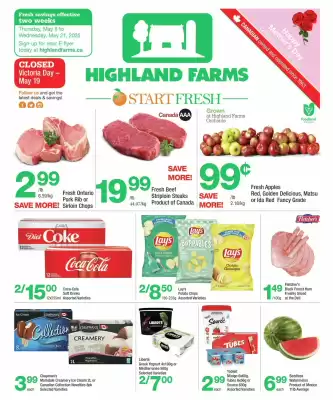Highland Farms flyer (valid until 15-05)