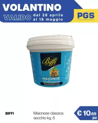 Volantino PGS Cash&Carry (valido fino al 18-05)