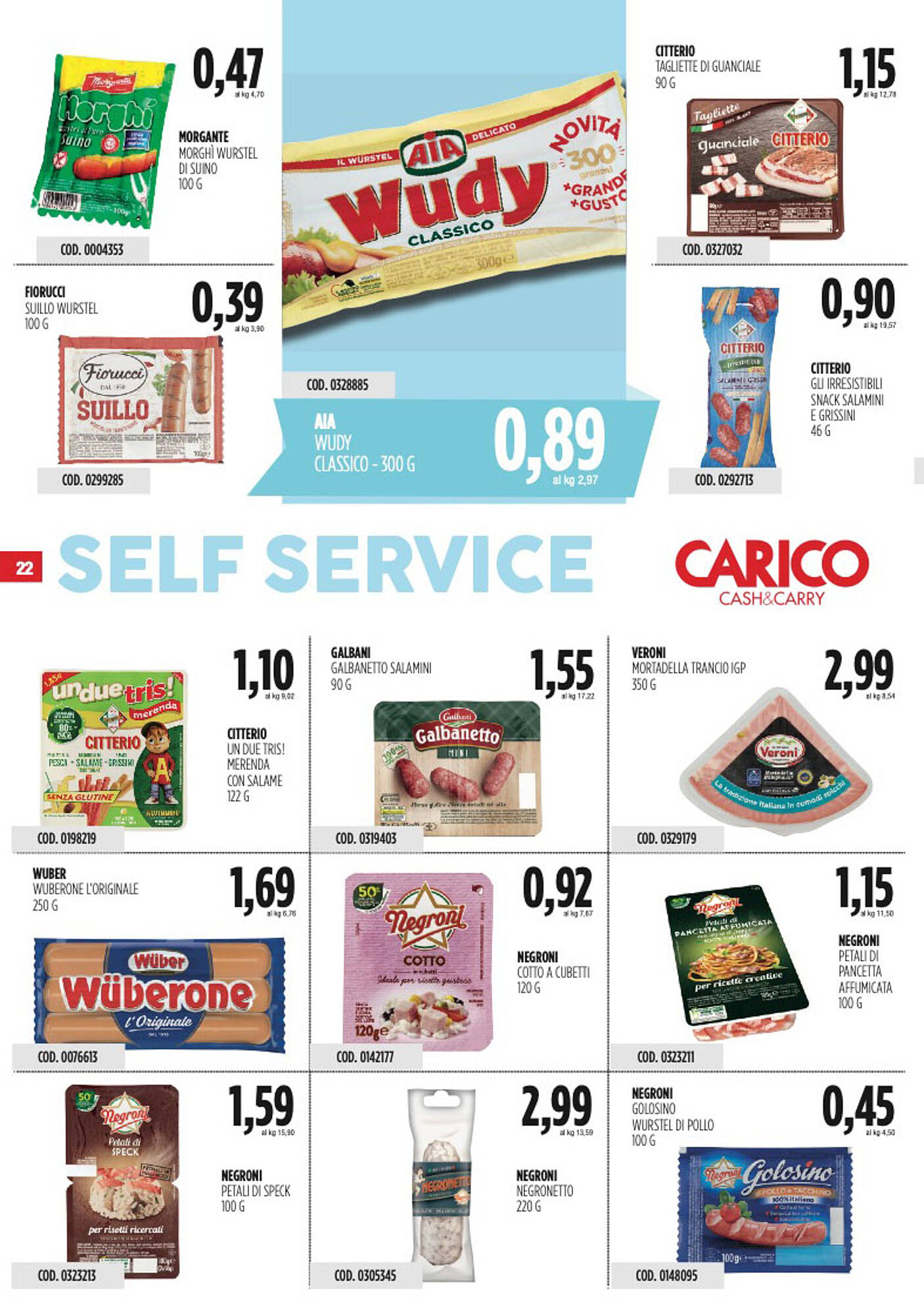 Volantino Carico Cash & Carry Pagina 22