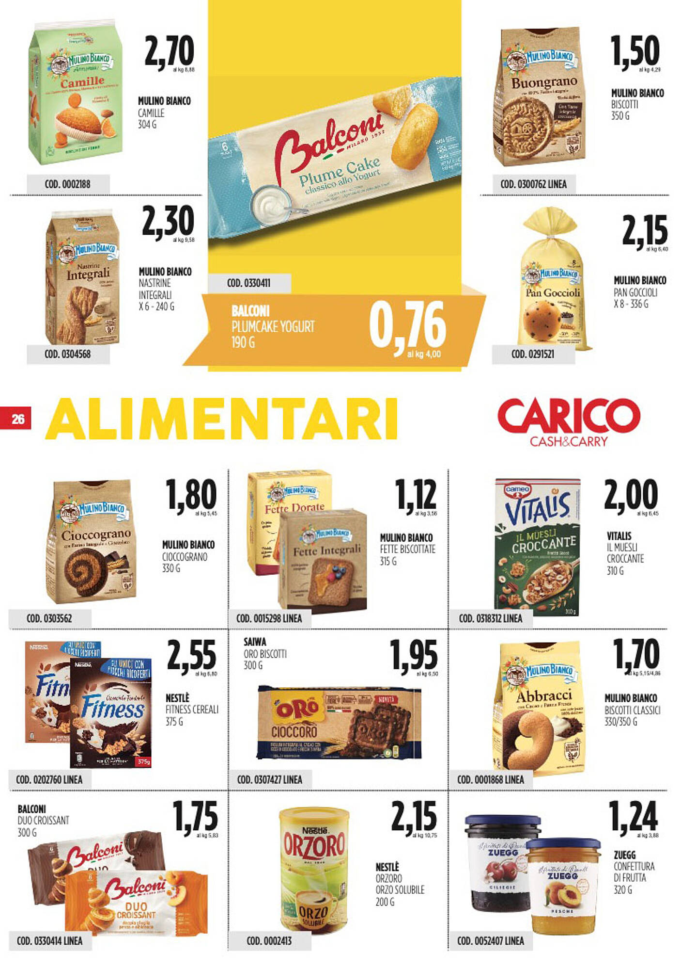 Volantino Carico Cash & Carry Pagina 26