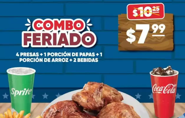 Catálogo Texas Chicken (válido hasta 31-05)
