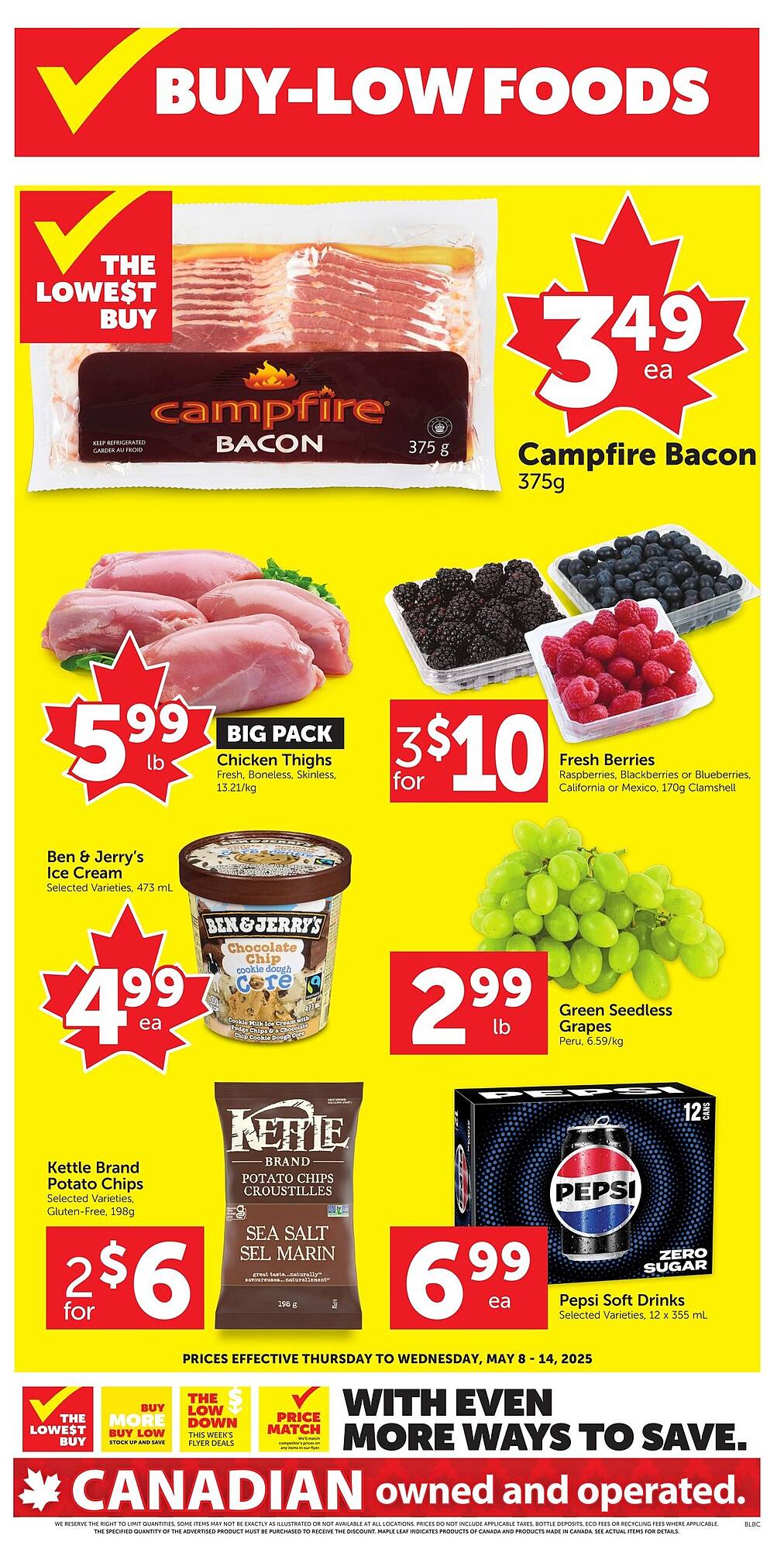 Buy-Low Foods flyer week 19 Page 1
