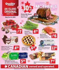 Quality Foods flyer week 19 Page 1