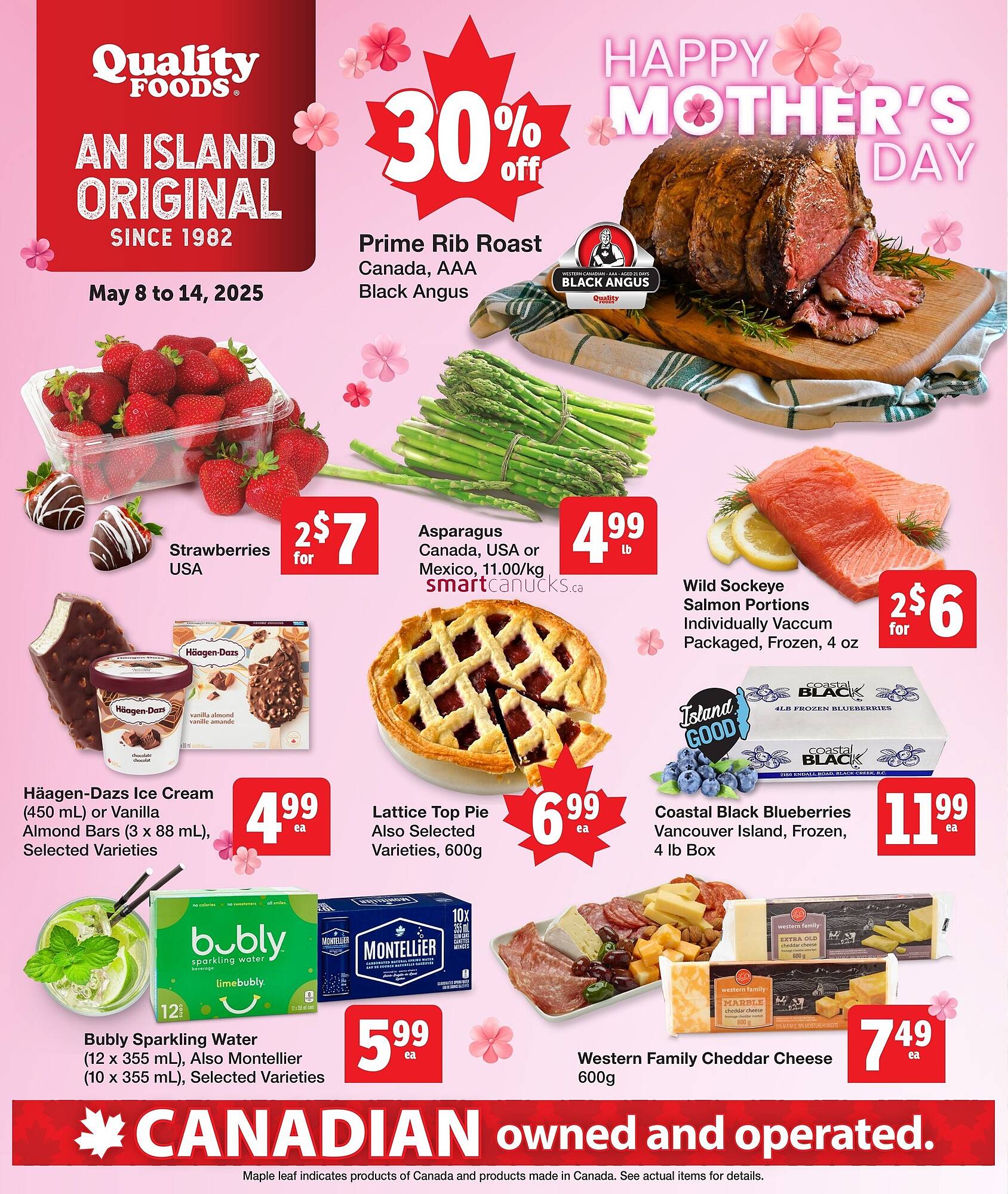 Quality Foods flyer week 19 Page 1