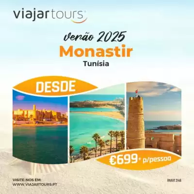 Folheto Viajar tours (válido até 20-05)