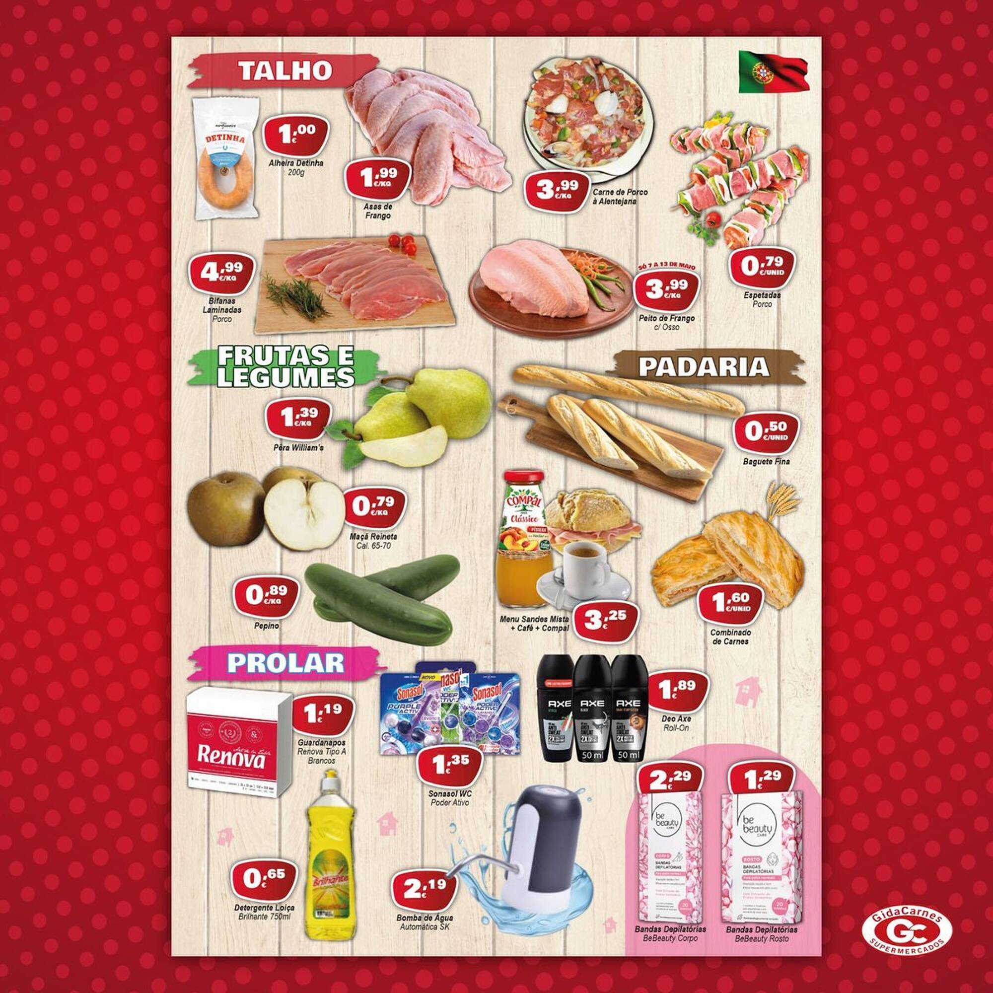 Folheto GidaCarnes Supermercados Página 3