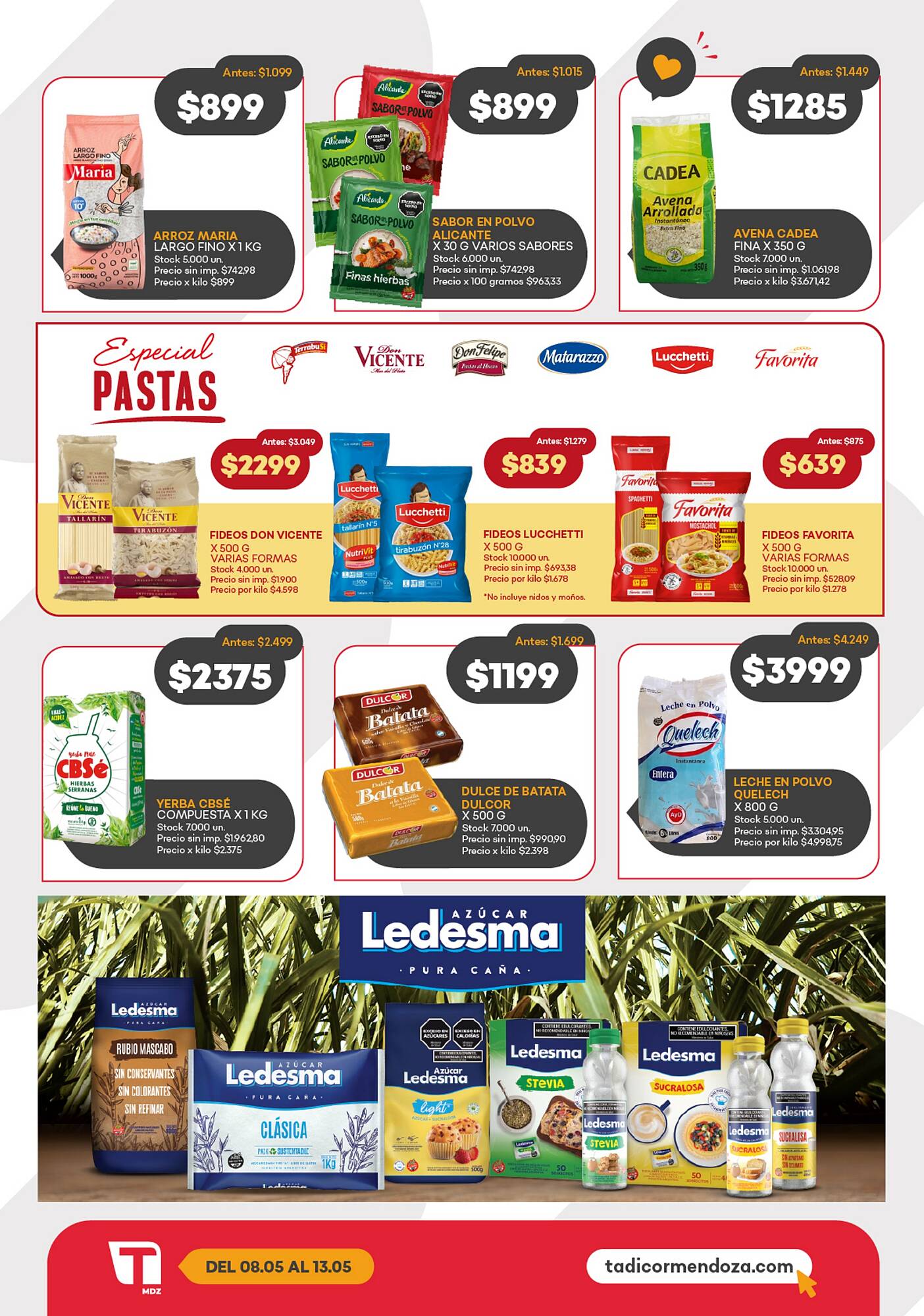 Catálogo Supermercados Tadicor semana 19 Página 2