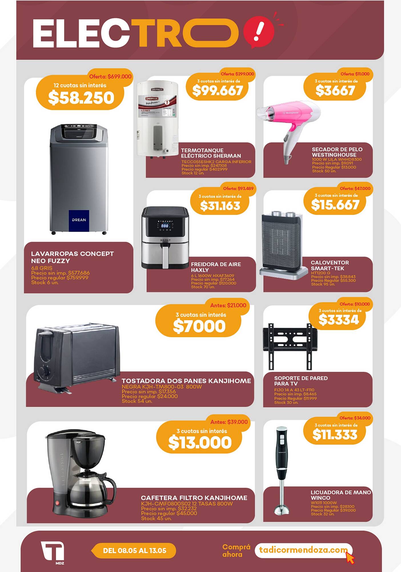 Catálogo Supermercados Tadicor semana 19 Página 8