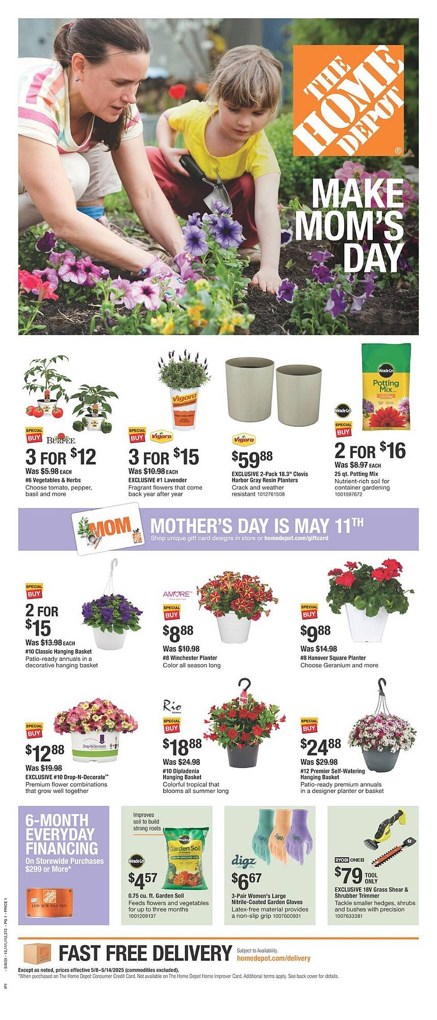The Home Depot Weekly Ad week 19 Page 1