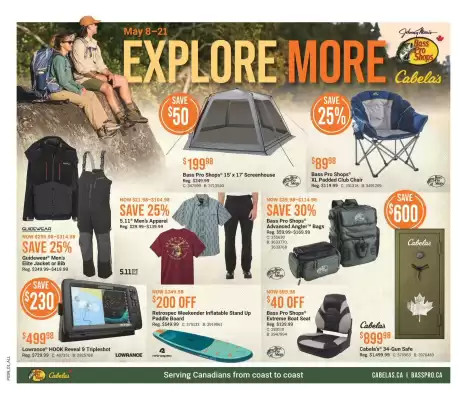 Cabela's flyer (valid until 29-05)