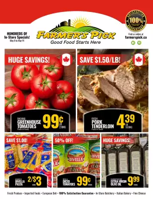 Farmer's Pick flyer (valid until 14-05)