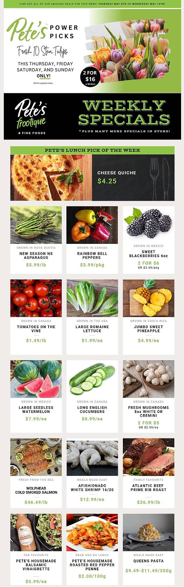 Pete's Fine Foods flyer week 19 Page 1
