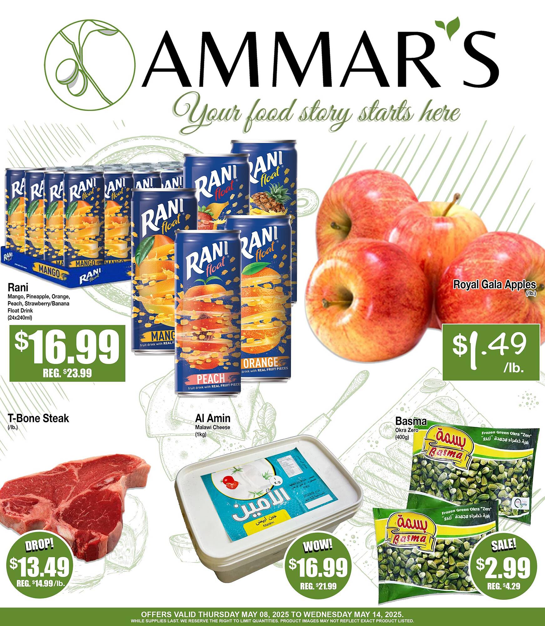 Ammar's Halal Meats flyer week 19 Page 1