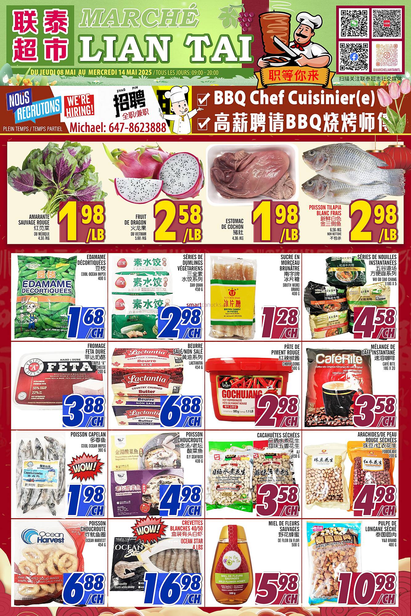 Marché Lian Tai flyer week 19 Page 1
