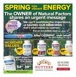 Nutters Everyday Naturals flyer week 19 Page 1