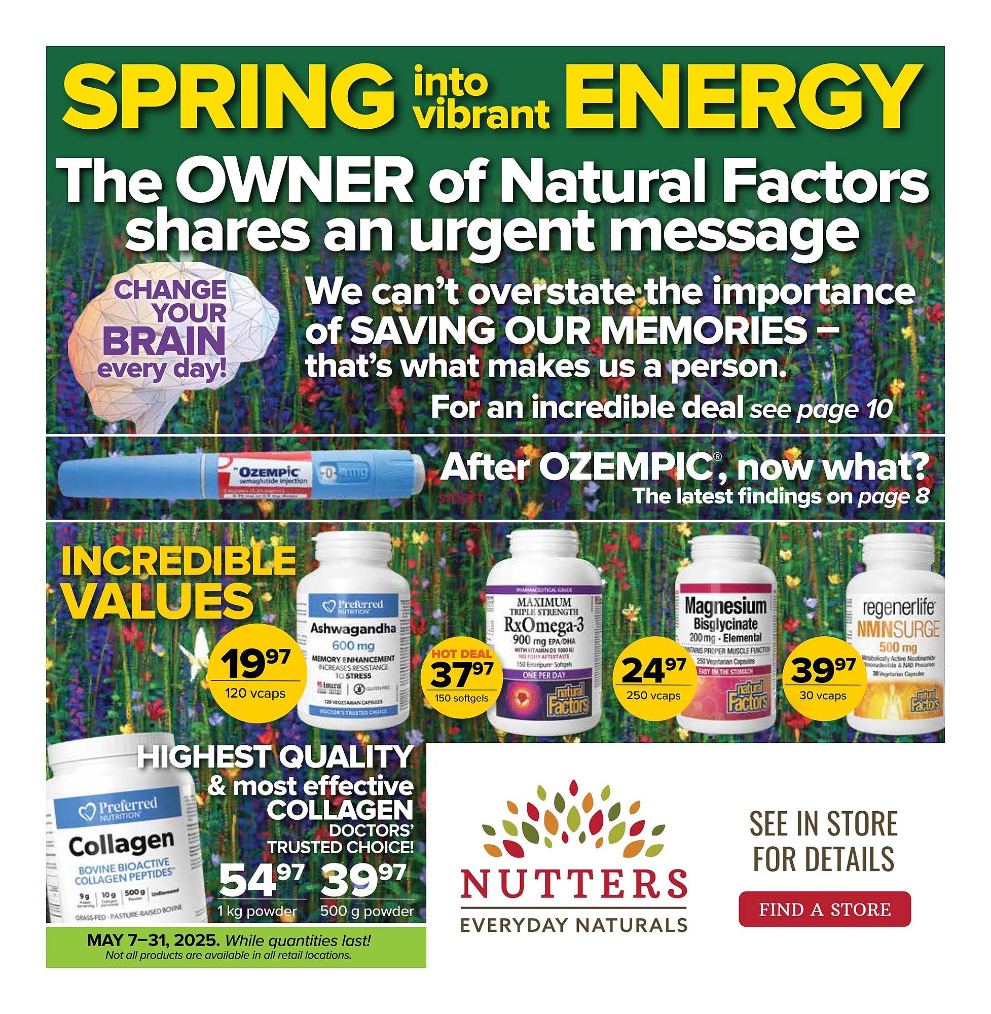 Nutters Everyday Naturals flyer week 19 Page 1