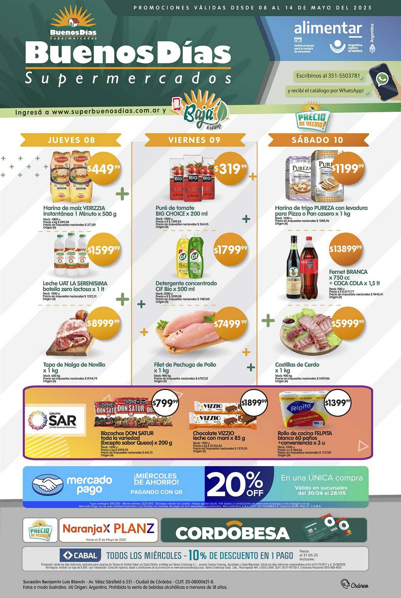 Catálogo Supermercados Buenos Días semana 19 Página 1
